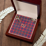 To My Beautiful Soulmate Necklace In Your Eyes I Have Found My Home Clan Galloway Red Tartan Forever Love Necklace Tartan Gift for Girlfriend Everlasting Love Necklace