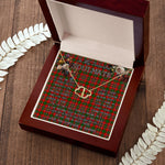 To My Beautiful Soulmate Necklace In Your Eyes I Have Found My Home Clan Innes Modern Tartan Everlasting Love Necklace