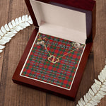 To My Beautiful Soulmate Necklace In Your Eyes I Have Found My Home Clan MacDuff Tartan Forever Love Necklace Tartan Gift for Girlfriend Everlasting Love Necklace