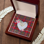 Gift To My Beautiful Girlfriend Valentine Necklace For Soulmate Anniversary Clan Shaw Tartan Everlasting Love Necklace,valentine necklace, necklace girlfriend, necklace for wife, cute necklaces for girlfriend, jewelry for girlfriend, to my soulmate necklace, to my future wife necklace,