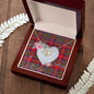 Gift To My Beautiful Girlfriend Valentine Necklace For Soulmate Anniversary Clan Shaw Tartan Everlasting Love Necklace,valentine necklace, necklace girlfriend, necklace for wife, cute necklaces for girlfriend, jewelry for girlfriend, to my soulmate necklace, to my future wife necklace,