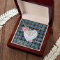 Scotstee Shop - To My Beautiful Girlfriend Valentine Necklace Clan Anderson Tartan Gift for Girlfriend Everlasting Love Necklace