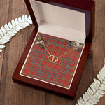 To My Beautiful Soulmate Necklace In Your Eyes I Have Found My Home Clan MacDougall Modern Tartan Forever Love Necklace Tartan Gift for Girlfriend Everlasting Love Necklace