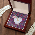Gift To My Beautiful Girlfriend Valentine Necklace For Soulmate Anniversary Clan Montgomery Tartan Everlasting Love Necklace,valentine necklace, necklace girlfriend, necklace for wife, cute necklaces for girlfriend, jewelry for girlfriend, to my soulmate necklace, to my future wife necklace,