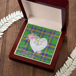 Gift To My Beautiful Girlfriend Valentine Necklace For Soulmate Anniversary Clan New Mexico Tartan Everlasting Love Necklace,valentine necklace, necklace girlfriend, necklace for wife, cute necklaces for girlfriend, jewelry for girlfriend, to my soulmate necklace, to my future wife necklace,