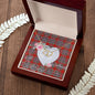 Gift To My Beautiful Girlfriend Valentine Necklace For Soulmate Anniversary Clan MacFarlane Red Tartan Everlasting Love Necklace,valentine necklace, necklace girlfriend, necklace for wife, cute necklaces for girlfriend, jewelry for girlfriend, to my soulmate necklace, to my future wife necklace,
