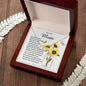 Mom Necklace Gift - To My Mom - You Mean The World For All You Do Mother's Day Necklace, Mother's Day Everlasting Love Necklace