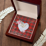 Gift To My Beautiful Girlfriend Valentine Necklace For Soulmate Anniversary Clan Matheson Tartan Everlasting Love Necklace,valentine necklace, necklace girlfriend, necklace for wife, cute necklaces for girlfriend, jewelry for girlfriend, to my soulmate necklace, to my future wife necklace,