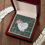 Gift To My Beautiful Girlfriend Valentine Necklace For Soulmate Anniversary Clan Paisley Tartan Everlasting Love Necklace,valentine necklace, necklace girlfriend, necklace for wife, cute necklaces for girlfriend, jewelry for girlfriend, to my soulmate necklace, to my future wife necklace,