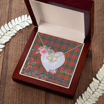 Gift To My Beautiful Girlfriend Valentine Necklace For Soulmate Anniversary Clan Robertson Ancient Tartan Everlasting Love Necklace,valentine necklace, necklace girlfriend, necklace for wife, cute necklaces for girlfriend, jewelry for girlfriend, to my soulmate necklace, to my future wife necklace,