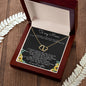 To My Mom Necklace You Are The World Mother Gift Necklace Mother's Day Everlasting Love Necklace