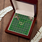 To My Beautiful Soulmate Necklace In Your Eyes I Have Found My Home Clan Arthur Tartan Everlasting Love Necklace