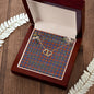 To My Beautiful Soulmate Necklace In Your Eyes I Have Found My Home Clan Fraser of Lovat Tartan Everlasting Love Necklace
