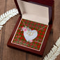 Gift To My Beautiful Girlfriend Valentine Necklace For Soulmate Anniversary Clan Hay Ancient Tartan Everlasting Love Necklace