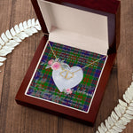 Gift To My Beautiful Girlfriend Valentine Necklace For Soulmate Anniversary Clan Stewart of Appin Hunting Tartan Everlasting Love Necklace,valentine necklace, necklace girlfriend, necklace for wife, cute necklaces for girlfriend, jewelry for girlfriend, to my soulmate necklace, to my future wife necklace,