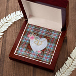 Scotstee Shop - To My Beautiful Girlfriend Valentine Necklace Clan Anderson Ancient Tartan Gift for Girlfriend Everlasting Love Necklace