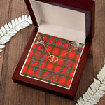 To My Beautiful Soulmate Necklace In Your Eyes I Have Found My Home Clan Darroch Tartan Forever Love Necklace Tartan Gift for Girlfriend Everlasting Love Necklace