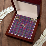 To My Beautiful Soulmate Necklace In Your Eyes I Have Found My Home Clan Montgomery Tartan Forever Love Necklace Tartan Gift for Girlfriend Everlasting Love Necklace