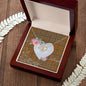 Gift To My Beautiful Girlfriend Valentine Necklace For Soulmate Anniversary Clan Jardine Tartan Everlasting Love Necklace