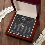 To My Mom Necklace, To My Beautiful Mom Necklace, Mother's Day Gift For Mom From Son, Thank You Mom Mother's Day Everlasting Love Necklace