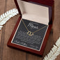 To My Mom Necklace, To My Beautiful Mom Necklace, Mother's Day Gift For Mom From Son, Thank You Mom Mother's Day Everlasting Love Necklace