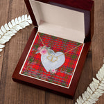 Gift To My Beautiful Girlfriend Valentine Necklace For Soulmate Anniversary Clan Ross Tartan Everlasting Love Necklace,valentine necklace, necklace girlfriend, necklace for wife, cute necklaces for girlfriend, jewelry for girlfriend, to my soulmate necklace, to my future wife necklace,