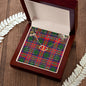 To My Beautiful Soulmate Necklace In Your Eyes I Have Found My Home Clan Roxburgh Tartan Forever Love Necklace Tartan Gift for Girlfriend Everlasting Love Necklace