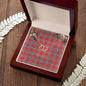 To My Beautiful Soulmate Necklace In Your Eyes I Have Found My Home Clan Moubray Tartan Forever Love Necklace Tartan Gift for Girlfriend Everlasting Love Necklace