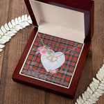 Gift To My Beautiful Girlfriend Valentine Necklace For Soulmate Anniversary Clan MacDuff Modern Tartan Everlasting Love Necklace,valentine necklace, necklace girlfriend, necklace for wife, cute necklaces for girlfriend, jewelry for girlfriend, to my soulmate necklace, to my future wife necklace,