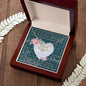 Gift To My Beautiful Girlfriend Valentine Necklace For Soulmate Anniversary Clan Miller Tartan Everlasting Love Necklace,valentine necklace, necklace girlfriend, necklace for wife, cute necklaces for girlfriend, jewelry for girlfriend, to my soulmate necklace, to my future wife necklace,