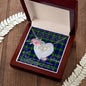 Gift To My Beautiful Girlfriend Valentine Necklace For Soulmate Anniversary Clan Sempill Tartan Everlasting Love Necklace,valentine necklace, necklace girlfriend, necklace for wife, cute necklaces for girlfriend, jewelry for girlfriend, to my soulmate necklace, to my future wife necklace,