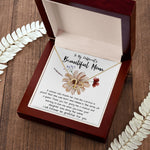Mom Necklace Gift, To My Girlfriend's Mom Neckalce, Gift For Girlfriend's Mom, Mother Of The Bride, Mother's Day Everlasting Love Necklace