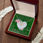 Gift To My Beautiful Girlfriend Valentine Necklace For Soulmate Anniversary Clan Mar Hunting Tartan Everlasting Love Necklace,valentine necklace, necklace girlfriend, necklace for wife, cute necklaces for girlfriend, jewelry for girlfriend, to my soulmate necklace, to my future wife necklace,