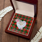 Gift To My Beautiful Girlfriend Valentine Necklace For Soulmate Anniversary Clan Pollock Tartan Everlasting Love Necklace,valentine necklace, necklace girlfriend, necklace for wife, cute necklaces for girlfriend, jewelry for girlfriend, to my soulmate necklace, to my future wife necklace,
