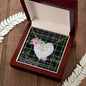 Gift To My Beautiful Girlfriend Valentine Necklace For Soulmate Anniversary Clan Watson Modern Tartan Everlasting Love Necklace,valentine necklace, necklace girlfriend, necklace for wife, cute necklaces for girlfriend, jewelry for girlfriend, to my soulmate necklace, to my future wife necklace,