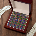 To My Beautiful Soulmate Necklace In Your Eyes I Have Found My Home Clan Glas Tartan Forever Love Necklace Tartan Gift for Girlfriend Everlasting Love Necklace