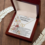 Mother-In-Law Necklace, To My Boyfriend's Mom Gift, Future Mother-In-Law Necklace, Mother's Day Everlasting Love Necklace