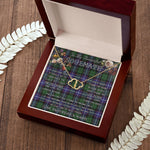 To My Beautiful Soulmate Necklace In Your Eyes I Have Found My Home Clan Galbraith Tartan Forever Love Necklace Tartan Gift for Girlfriend Everlasting Love Necklace