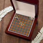 To My Beautiful Soulmate Necklace In Your Eyes I Have Found My Home Clan Grant of Edinchat Tartan Forever Love Necklace Tartan Gift for Girlfriend Everlasting Love Necklace
