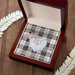 Gift To My Beautiful Girlfriend Valentine Necklace For Soulmate Anniversary Clan MacPherson Modern Tartan Everlasting Love Necklace,valentine necklace, necklace girlfriend, necklace for wife, cute necklaces for girlfriend, jewelry for girlfriend, to my soulmate necklace, to my future wife necklace,