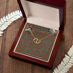 To My Beautiful Soulmate Necklace In Your Eyes I Have Found My Home Clan Grant of Monymusk Tartan Forever Love Necklace Tartan Gift for Girlfriend Everlasting Love Necklace