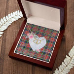 Gift To My Beautiful Girlfriend Valentine Necklace For Soulmate Anniversary Clan MacPherson Ancient Tartan Everlasting Love Necklace,valentine necklace, necklace girlfriend, necklace for wife, cute necklaces for girlfriend, jewelry for girlfriend, to my soulmate necklace, to my future wife necklace,