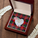 Gift To My Beautiful Girlfriend Valentine Necklace For Soulmate Anniversary Clan Roxburgh Tartan Everlasting Love Necklace,valentine necklace, necklace girlfriend, necklace for wife, cute necklaces for girlfriend, jewelry for girlfriend, to my soulmate necklace, to my future wife necklace,