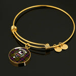 Scotstee Shop - Cochrane Modern Clan Scotland Tartan Plaid Charm Circle Bangle Bracelet Jewelry Gift  For Women