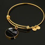 Scotstee Shop - Clan Scotland Tartan Plaid Charm Circle Bangle Bracelet Jewelry Gift  For Women