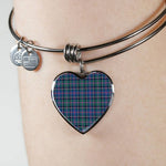 Scotstee Shop - Scotstee Shop Cooper Ancient Clan Scotland Tartan Plaid Charm Bracelet Bangle Heart Jewelry Gift For Women