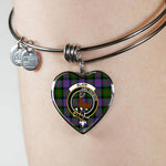 Scotstee Shop - Scotstee Shop Blair Modern Clan Scotland Tartan Plaid Charm Bracelet Bangle Heart Jewelry Gift For Women