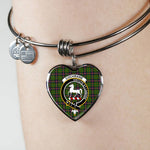 Scotstee Shop - Scotstee Shop Cochrane Clan Scotland Tartan Plaid Charm Bracelet Bangle Heart Jewelry Gift For Women