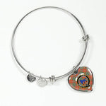 Scotstee Shop - Scotstee Shop Bruce Ancient Clan Scotland Tartan Plaid Charm Bracelet Bangle Heart Jewelry Gift For Women