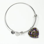 Scotstee Shop - Scotstee Shop Carnegie Ancient Clan Scotland Tartan Plaid Charm Bracelet Bangle Heart Jewelry Gift For Women